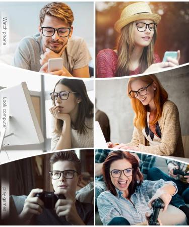 Meetsun Blue Light Blocking Glasses - UV400 Transparent Lens | Anti-Headache & Better Sleep - Black & Transparent Pink - Buy Online on GoSupps.com