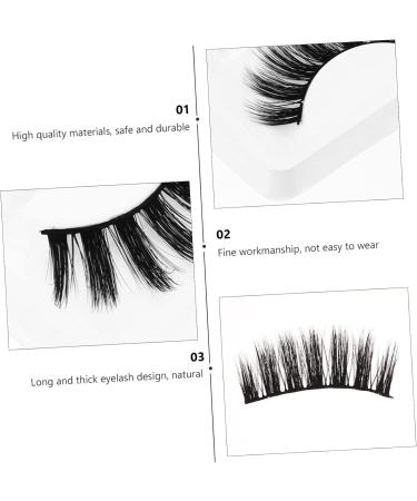 FRCOLOR 5 Pairs artificial false eyelashes Thick Lashes Makeup Lashes Curl Genuine lashes Silk lashes Artificial Eyelashes Fake Eyelash Dense Eyelash chemical fiber curly Miss Makeup Tools - Buy Online on GoSupps.com