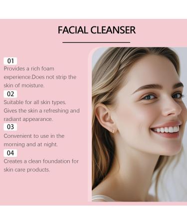 Duqulle Foam cleanser light facial cleansing gel 100 g moisturizing oil control soap for moisture restoration refreshing complexion and soothing care - Buy Online on GoSupps.com