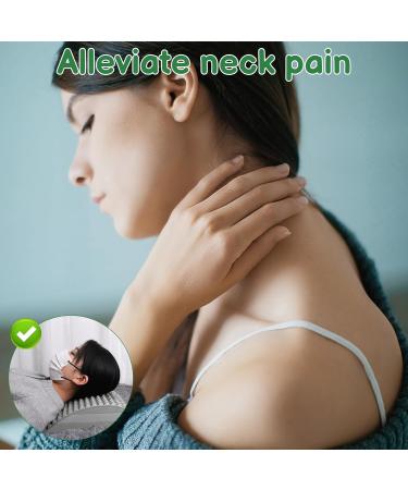 Jostift 2-in-1 Neck & Back Stretcher - Pain Relief Massage Device & Orthopedic Lumbar Pillow for Neck & Back Pain Relief (Gray) - Buy Online on GoSupps.com