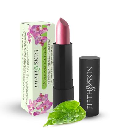 Fifth & Skin Botanical Lipstick (CHERRY PLUM) | Natural | Organic | Certified Cruelty Free | Paraben Free | Petroleum Free | Healthy | Moisturizing | Vibrant Color that's Good for your Lips!