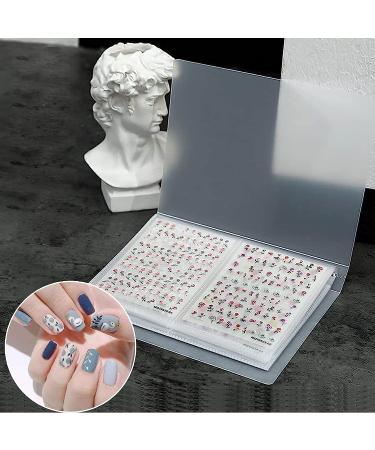 Nail Sticker Storage Book - 144 Slot Organizer Album for Nail Art Decals - Display and Collect Your Stickers with Ease - Buy Online on GoSupps.com