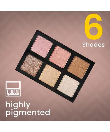Ccolor Cosmetics Natural Glow Face Palette Set - Highlighter, Blush, Bronzer & Contour Kit for Dewy Look | Paraben-Free Makeup - Buy Online on GoSupps.com