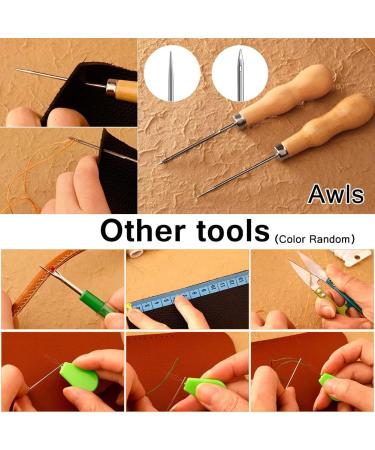 Tikjiua 59 Pcs Leather Sewing Kit - Heavy Duty Needles & Thread for Upholstery Repair - Large-Eye Stitching Needles for Carseat, Boots, Sofa - Buy Online on GoSupps.com