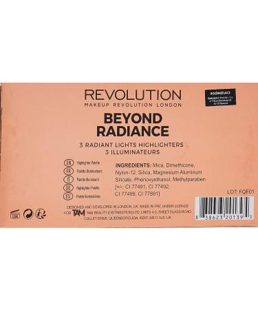 Makeup Revolution Beyond Radiance Highlighter Palette 15g - Illuminate Your Look - Buy Online on GoSupps.com