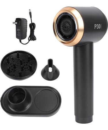 Negative Ion Blow Dryer ABS Shell 6 Levels Intelligent Control Cordless Hair Dryer Rechargeable Cold Heat with Magnetic Nozzle for Household (US Plug 100-240V) - Buy Online on GoSupps.com