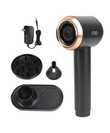 CHEOTIME Cordless Hair Dryer Rechargeable Portable Travel Household Fast Drying Cold Heat Constant Negative Ion Blower for Women Ourdoor Camping