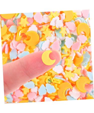 Mipcase 4pcs 1 Nail Art Polymer Clay Star Moon Pendants Diy Nail Polymer Slices Clay Nail Art Diy Patch Nail Art Supplies Polymer Slices for Nail Phone Case Decor Sticker Cell Phone Crafts - Buy Online on GoSupps.com