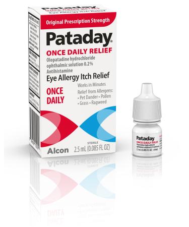 Pataday Once Daily Relief Allergy Eye Drops by Alcon, for Eye Allergy Itch Relief, 2.5 ml - Buy Online on GoSupps.com