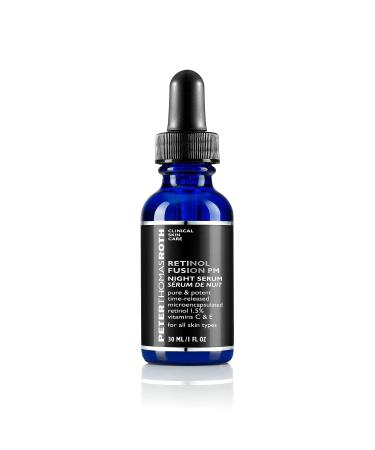 Peter Thomas Roth Retinol Fusion PM Night Serum - 1.5% Microencapsulated Retinol for Fine Lines, Wrinkles, Uneven Skin Tone & Radiance - Buy Online on GoSupps.com