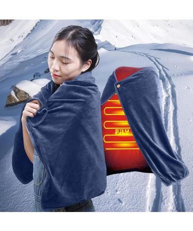 NVIVN USB Heated Scarf - Soft Flannel Warmth for Home & Office | Versatile Blanket & Pillow - Buy Online on GoSupps.com