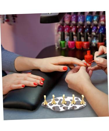 HAPINARY Fake Nail Stand 2 Sets magnetic supplies nail display stand nail frame nail stand for press press on nails holder with base Acrylic exercise rack press on artificial nails holder - Buy Online on GoSupps.com