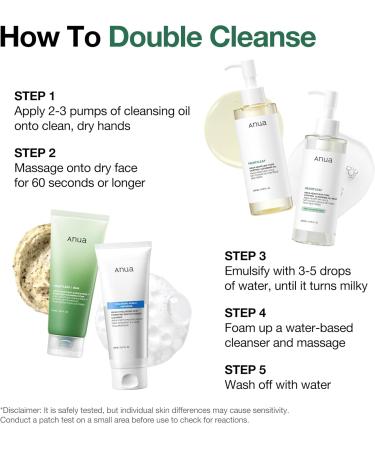 ANUA Huile Nettoyante Heartleaf Pore Control Nettoyant Visage D maquillant Anti-Points Noirs 200 Ml - Buy Online on GoSupps.com