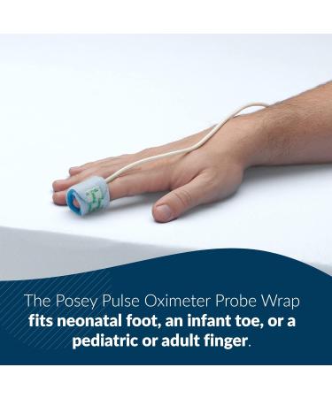 Buy TIDI Posey Pulse Oximeter Probe Wraps - Universal Fit for Baby Child & Adult | 12 Pack - Home Care Solutions - Buy Online on GoSupps.com