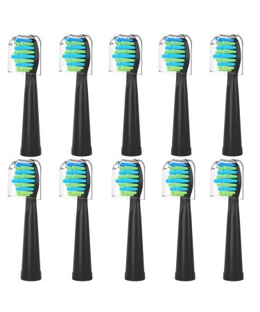 Senyum Toothbrush Replacement Heads for Fairywill Replacement Brush Heads for Fairy Will Electric Toothbrush Head for FW-507/508/551/515/917/959 FW-D1/D3/D7/D8 10 Pack
