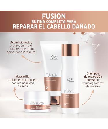 Wella Professionals Fusion Intense Repair Shampoing r paration intense pour cheveux ab m s 250ml 250 ml (Lot de 1) - Buy Online on GoSupps.com