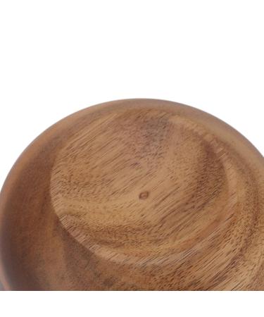 Wooden Men's Shaving Bowl - Burr-Free Compact Foam Mug for Home & Barber Shop - Buy Online on GoSupps.com