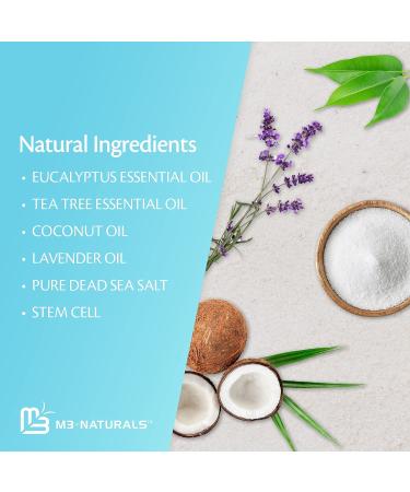 M3 Naturals Tea Tree Oil Epsom Salt Foot Soak with Coconut Oil - Foot Care Treatment for Athletes Foot, Toenail Fungus & Odor - Stem Cell Infused Pedicure Soak - Buy Online on GoSupps.com