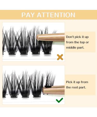 Riya Lash Clusters DIY Eyelash Extensions | 240 Clusters, 30D Curl, Wispy Volume | Individual Eyelash Extensions for At-Home Use - Buy Online on GoSupps.com
