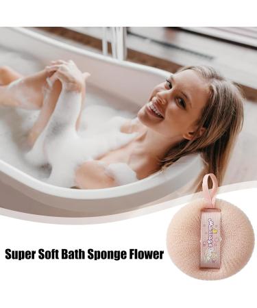 Bath Sponge Soft Exfoliator Shower Body Wash Scrub 11/14cm Foam Loofah Sponge FPM Loofah Sponge for Extra Foaming Bathing Sponges for Shower for Adults & Childrens Pink - Buy Online on GoSupps.com