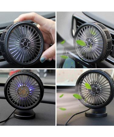 BESPORTBLE Black Fan Fans for Car Portable Fan Aromatherapy Fan Car Mini Cool Fan Small Fan Remover Summer 11X6.5cm Black Desktop Pattern - Buy Online on GoSupps.com