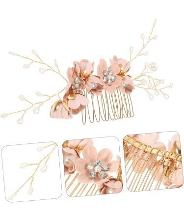 WOFASHPURET Flower Hair Comb Women's Hair Clips Hair Barrette for Women Decor Tiara Fairy Jewelry for Women Rhinestone Hair Accessories Side Hair Comb Hair Styling Accessories Small and Fresh - Buy Online on GoSupps.com