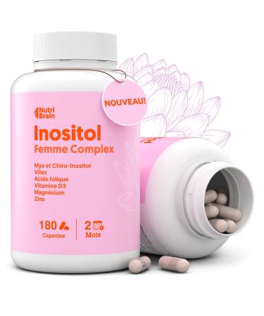 Myo- and D-Chiro-INOSITOL Complex Women's Health with VITEX (Agnocasto), Folic Acid, Vitamin D3, Magnesium and Zinc | PCOS Support, Hormone Balance & Fertility | 180 Capsules