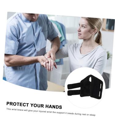 Mobestech Fracture Brace - Wrist Support & Compression Wraps | Adjustable Wrist Guards & Splint for Pain Relief - 28x16 cm Black - Buy Online on GoSupps.com