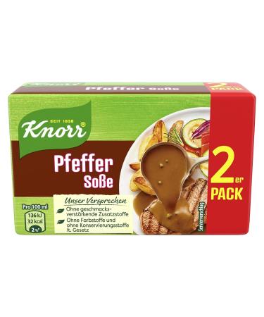 Knorr Pepper Sauce - Spicy Pepper Sauce Without Flavor Enhancers | 18x 2 Pack (46g) - International Shipping Available - Buy Online on GoSupps.com
