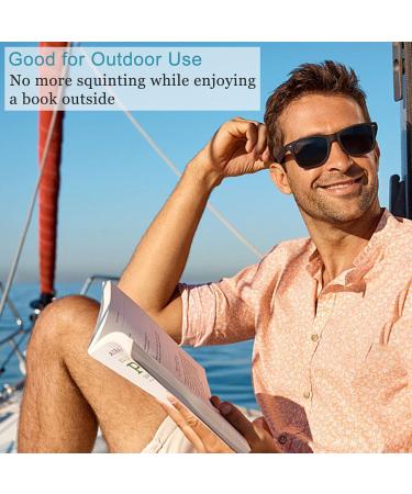 Shop Stylish Reading Sunglasses for Men & Women | Tinted UV400 Sun Readers with Spring Hinge - Black Tortoise 2.0x - Buy Online on GoSupps.com