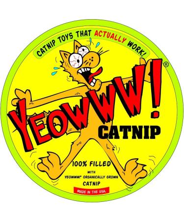 YEOWWW catnip toys for cats - organic very strong catnip fish stinkies sardines cat toys with catnip pack of 3 colourful patterns - 7.5cm long - Buy Online on GoSupps.com