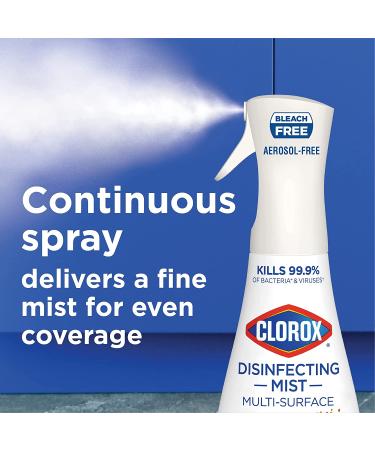 Clorox Disinfecting Mist Refill 16oz - Eucalyptus Peppermint Multi-Surface Disinfectant - Buy Online on GoSupps.com