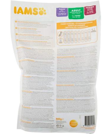 IAMS for Vitality Adult Small&Medium Chicken for Mini and Medium Breed Adult Dogs - 800 g - Buy Online on GoSupps.com