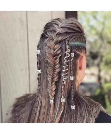 Celtic Hair Clips for Women | Celtic Hair Barrette - Vintage Hairpin Dreadlocks Braid Hair Accessories for Men Women Costume Supplies Shangjia Silver - Buy Online on GoSupps.com