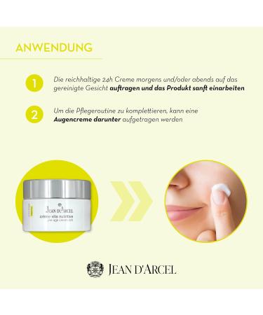  Jean D'Arcel JEAN D'ARCEL PRESTIGE Vita Nutritive Cream - Firming Moisturizing Cream for Dry Skin - With Vitamin C A & E - Pre Age Cream Rich - 50ml - Buy Online on GoSupps.com