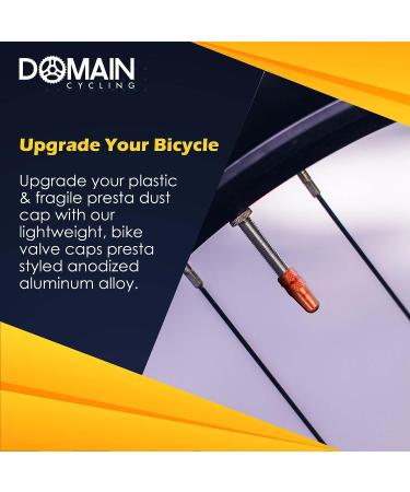 Presta Valve Cap 28-Pack - Multi-Color Anodized Aluminum Bike Tire Caps - Buy Online on GoSupps.com