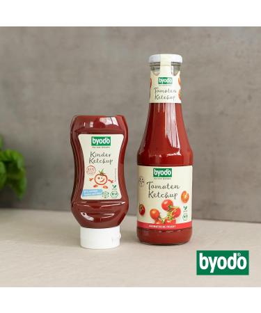 Ketchup sans sucre sucr au sirop d'agave sans gluten BIO 500ml Byodo - Buy Online on GoSupps.com