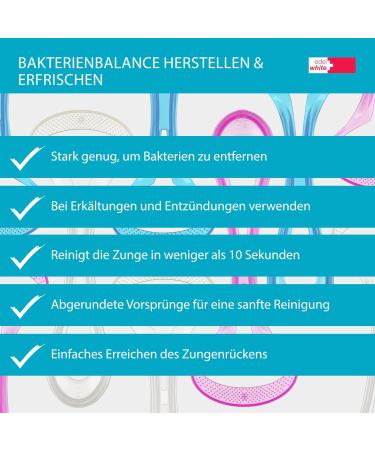 Edel+White Tongue Cleaner Set - 3 Pcs Tongue Scrapers for Enhanced Oral Hygiene & Bacteria Removal - Buy Online on GoSupps.com