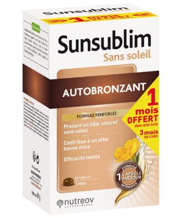 Nutreov Sunsublim Self Tanning 84 Capsules