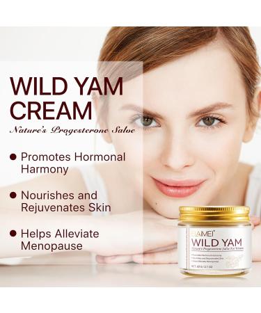 Wild Yam Nature's Cream Natural Hormone Balance Support Organic Wild Yam Extract Moisturizing Cream Soothing Skin Care for Women 60G - Buy Online on GoSupps.com