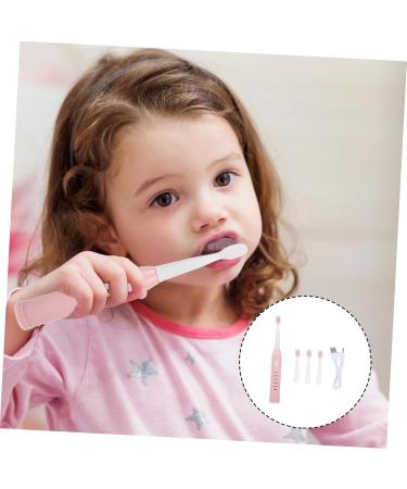 Coolhiya Electric Toothbrush for Children - 1 Pack Pink | Camping & Cleaning Brush | USB Rechargeable Kids Toothbrush - Buy Online on GoSupps.com