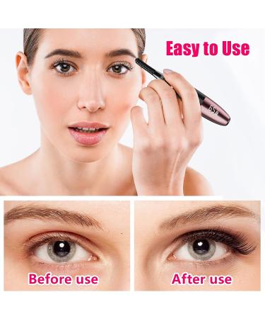 Heated Eyelash Curlers USB Rechargeable | 4 Heating Modes Electric Curler for Eyelashes - Black - Buy Online on GoSupps.com