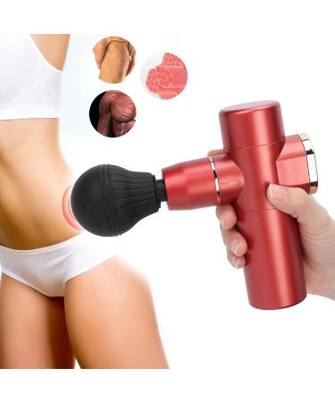 Buy Red Massage Gun - Deep Tissue Muscle Massager with 4 Vibration Modes for Neck & Shoulder Relief | International Shipping Available - Buy Online on GoSupps.com