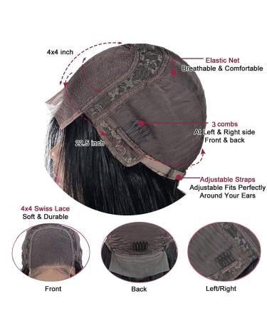 18 Inch Body Wave Lace Front Human Hair Wig for Black Women - Pre Plucked with Baby Hair - Natural Color - 150% Density - Brazilian Hair (1 Pack) - Buy Online on GoSupps.com