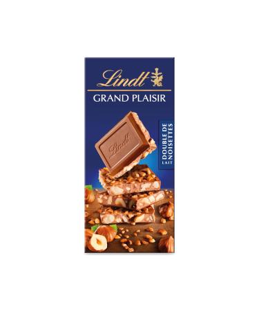 Lindt - GRAND PLAISIR Milk Double Hazelnuts Tablet - Milk Chocolate, 150g