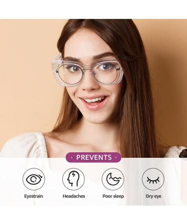 LVIOE Blue Filter Glasses - Over Glasses for Eye Strain Relief | Computer Glasses for All Wearers - Buy Online on GoSupps.com
