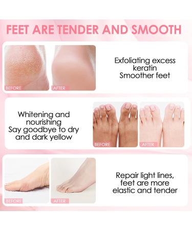 2 Paires Masque Pieds Peeling Exfoliant Action Exfoliante Douce Talons et Peau Morte S che pour des Pieds Doux Hydratation Prolong e Masque hydratant pour les pieds (Rose/Aloe) JMLHMG200 - Buy Online on GoSupps.com