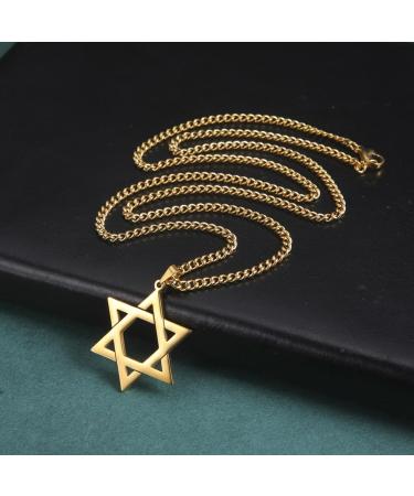 Stylish Hexagonal Star Chain Jewelry - Chic Stainless Steel Collarbone Chain for Fashionistas - Buy Online on GoSupps.com