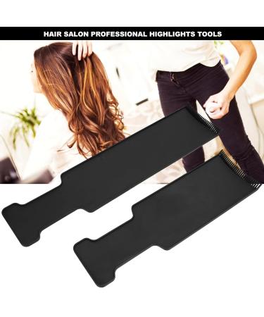 Hurrise 2-Piece Highlighting Board & Comb Set Paddle Comb for Hair Dyeing Tinting Tool for Home Salon Perfect for Color Application - Buy Online on GoSupps.com