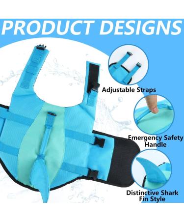 Buy Emust Dog Vest - Adjustable Swimming Vest for Small to Large Dogs | Pool & Beach Rescue Handle | XL Blue Color - Buy Online on GoSupps.com